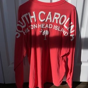 Salmon color long sleeve shirt